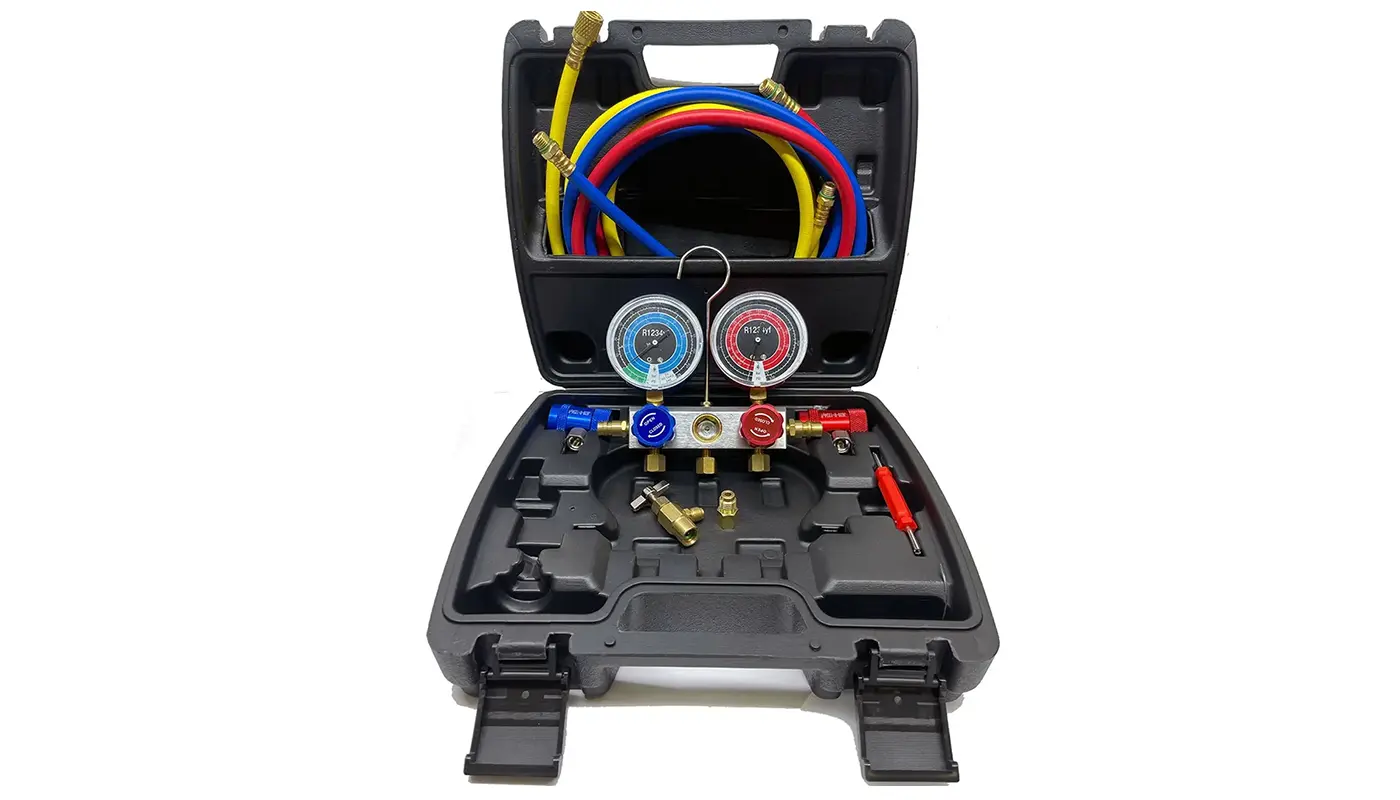 R1234yf refrigerant automotive air-conditioning service in San Bruno
