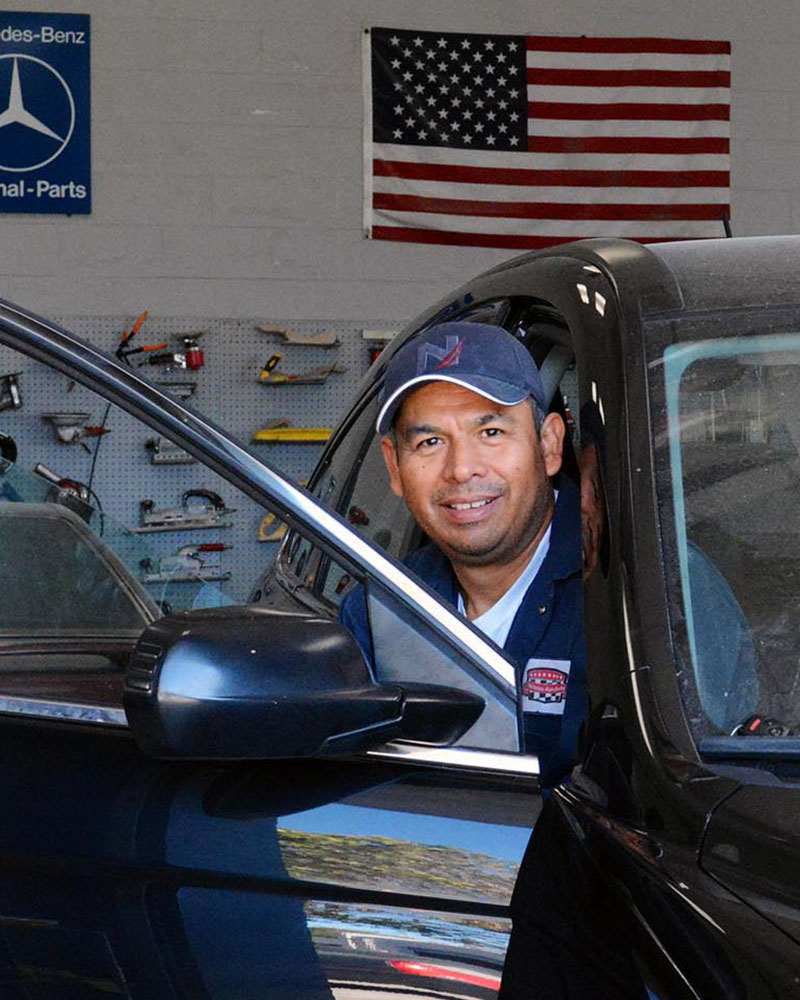 Venny, owner of Technics Auto Body in San Bruno